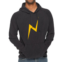 Lightning Bolt (yellow) Vintage Hoodie | Artistshot