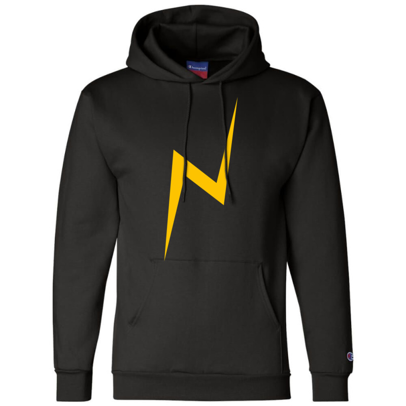 Lightning Bolt (yellow) Champion Hoodie by PamelaAnnHarris | Artistshot