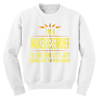 Im A Market Researcher Zip Hoodie Youth Sweatshirt | Artistshot