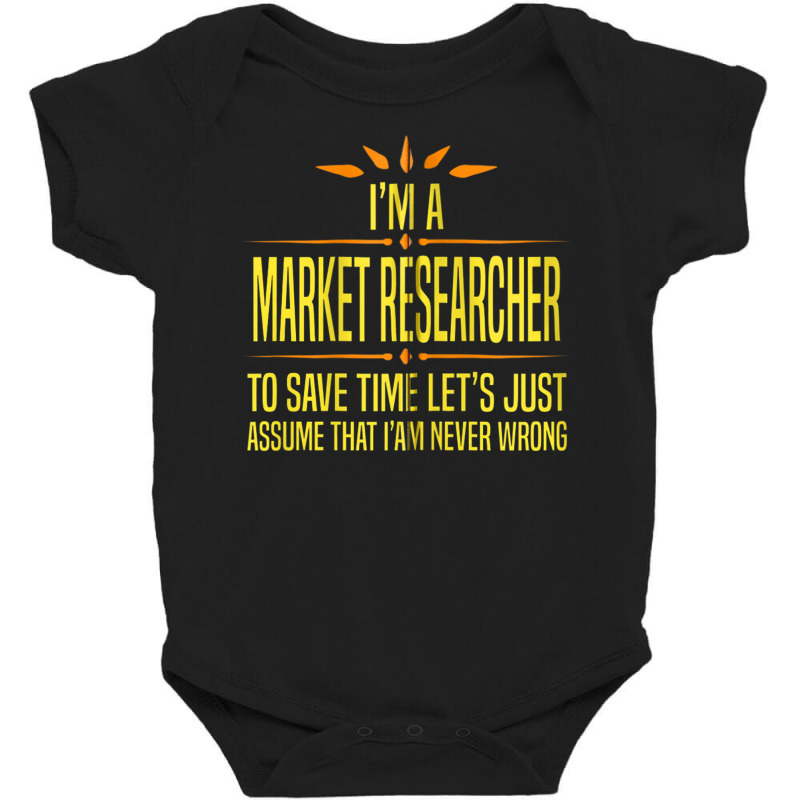 Im A Market Researcher Zip Hoodie Baby Bodysuit by cm-arts | Artistshot