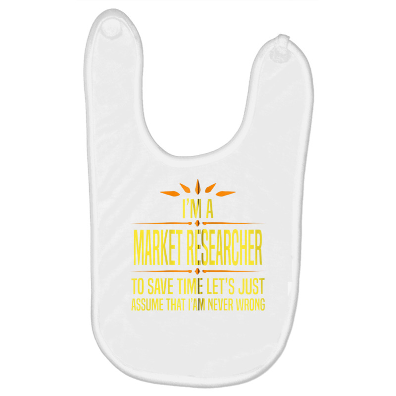 Im A Market Researcher Zip Hoodie Baby Bibs by cm-arts | Artistshot