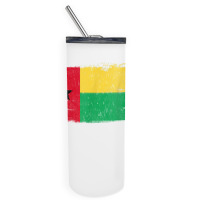 Guinea Bissau Flag Pride Friendship Proud Peace Vintage T Shirt Skinny Tumbler | Artistshot