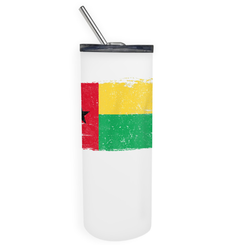 Guinea Bissau Flag Pride Friendship Proud Peace Vintage T Shirt Skinny Tumbler | Artistshot