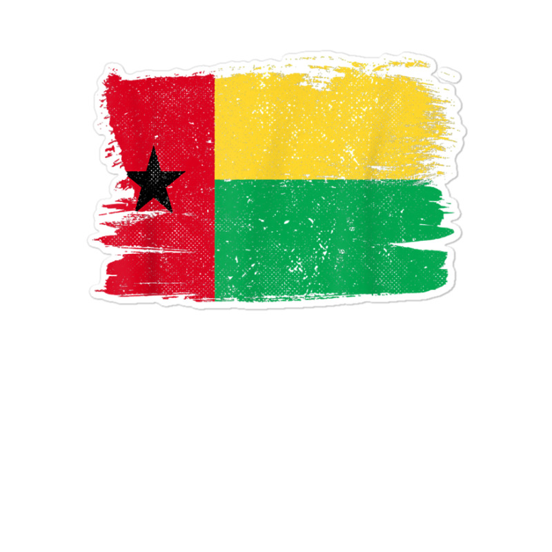 Guinea Bissau Flag Pride Friendship Proud Peace Vintage T Shirt Sticker | Artistshot