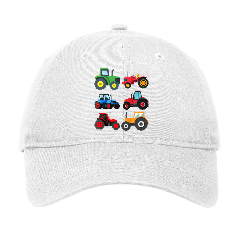 Kids 6 Tractors Agricultural Machinery Combine Harvester T Shirt Adjustable Cap by cm-arts | Artistshot