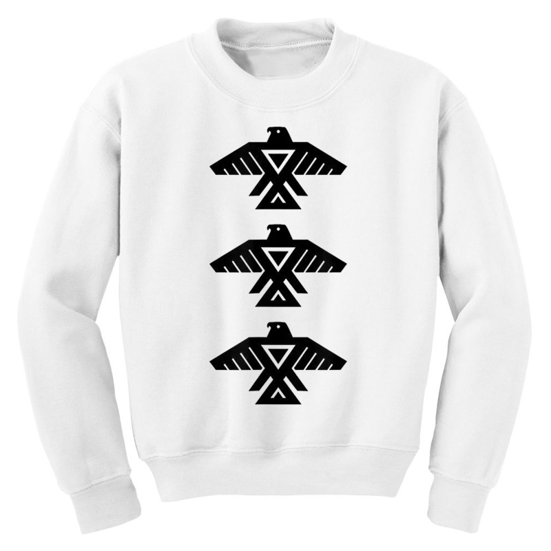 Thunderbird Trifecta T Shirt Bold Black Youth Sweatshirt | Artistshot