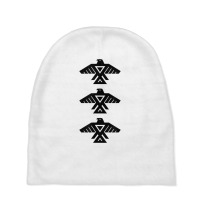 Thunderbird Trifecta T Shirt Bold Black Baby Beanies | Artistshot