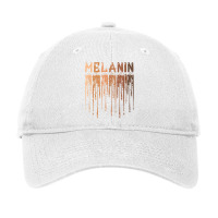 Drippin Melanin For Women Pride   Gifts Black History Month T Shirt Adjustable Cap | Artistshot