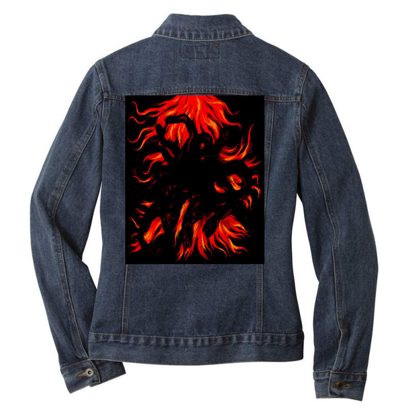 Paracletus Artwork, Paracletus, Artwork, Paracletus Artworks, Paraclet Ladies Denim Jacket by cm-arts | Artistshot