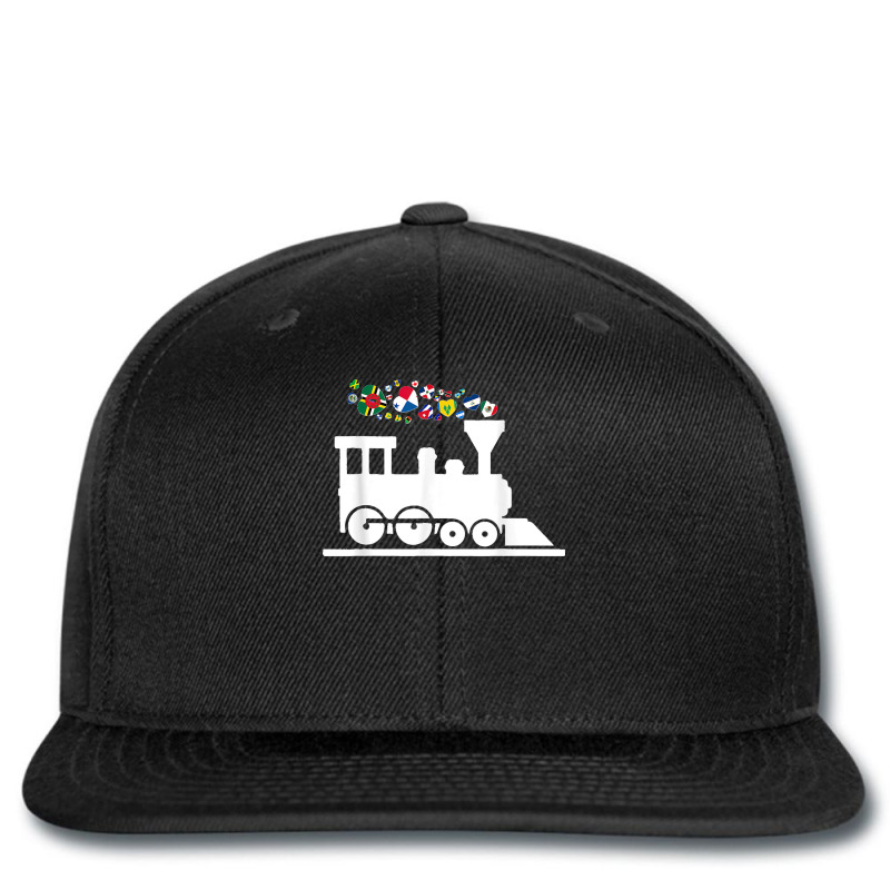 Train Latin Countries Flag Hispanic Heritage Month Culture Printed hat by PamelaJeanBrink | Artistshot