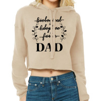 Mens Biological Adoptive Foster Dad Adopted Daughter Son Adoption T Sh Cropped Hoodie | Artistshot