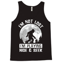 Retro Bigfoot Im Not Lost Im Playing Hide & Seek Sasquatch Tank Top | Artistshot