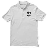 Keep Calm And Ring On For Bell Choir Members Hand Bell T Shirt Men's Polo Shirt | Artistshot