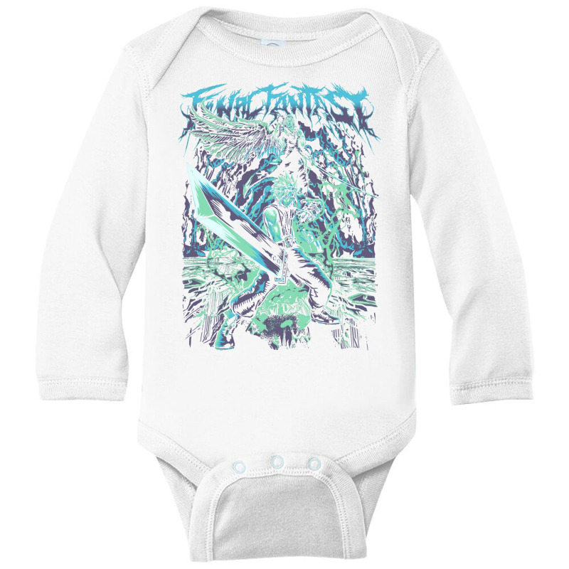 Final Fantasy Fan Art Long Sleeve Baby Bodysuit by PamelaAnnHarris | Artistshot