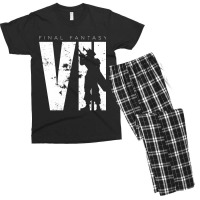 Final Fantasy Vii Minimal Men's T-shirt Pajama Set | Artistshot