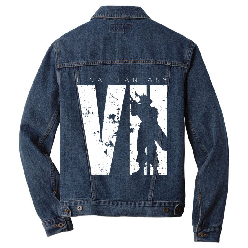 Final Fantasy Vii Minimal Men Denim Jacket | Artistshot