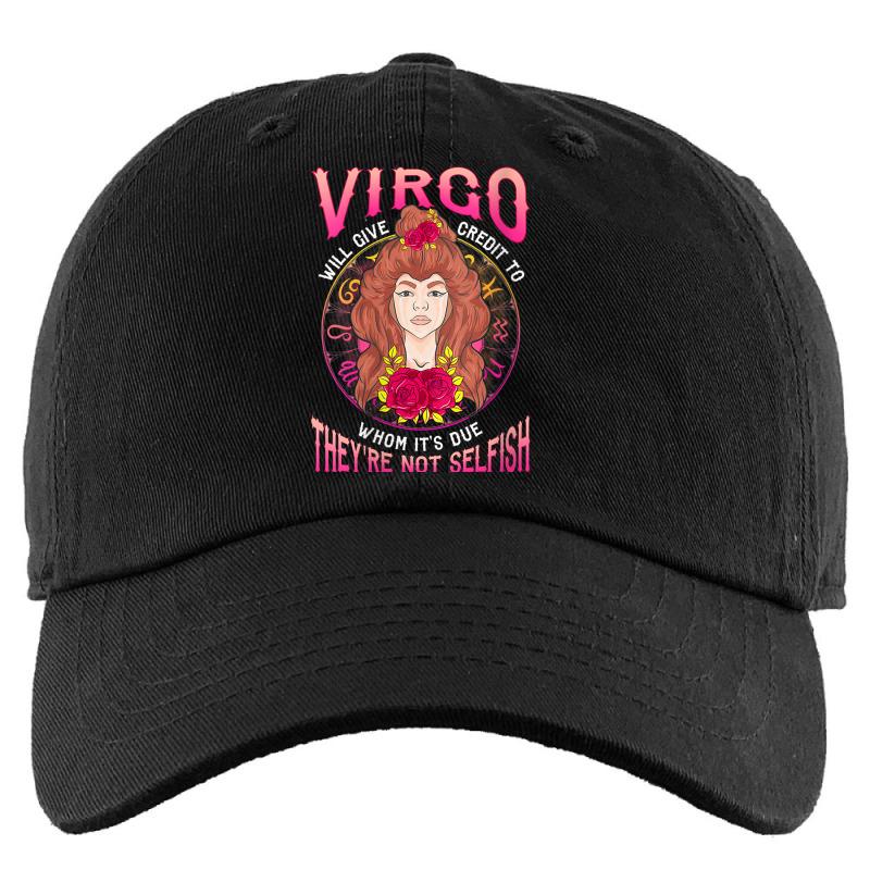 Womens Phantom Designs Zodiac Virgo Girl They're Not Selfish Hippie V Kids Cap by cm-arts | Artistshot