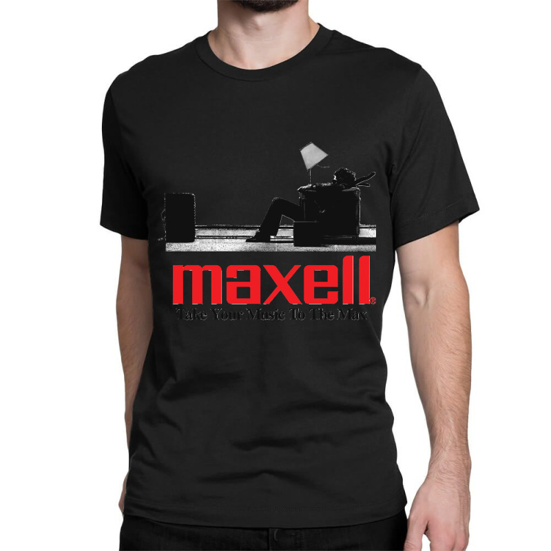 Maxell Hoodie men's classic print cotton blend graphic printed