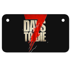 Blood Days Classic Motorcycle License Plate | Artistshot