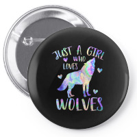 Loves Wolves Wolf Face, T Shirt Pin-back Button | Artistshot