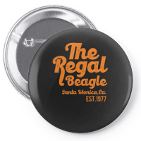 The Regal Beagle Santa Monica 70's 80's Sitcom Vintage Pin-back Button | Artistshot