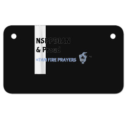What God cannot do does not exist NSPPD Prayer Motorcycle License Plate | Artistshot
