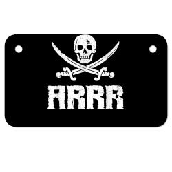 pirate skull t shirt   cool pirate t shirt Motorcycle License Plate | Artistshot