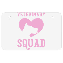 veterinarian veterinary squad veterinarian vet tech gift long sleeve t ATV License Plate | Artistshot