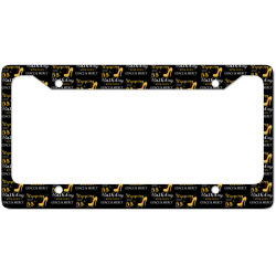 stepping into my 55th birthday with god's grace and mercy t shirt License Plate Frame | Artistshot