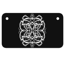 Eternal Celtic knot or mandalaa Motorcycle License Plate | Artistshot