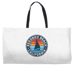 redondo beach california ca vintage sailboat retro 70s t shirt Weekender Totes | Artistshot