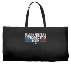 stars stripes reproductive rights patriotic 4th of july t shirt Weekender Totes | Artistshot