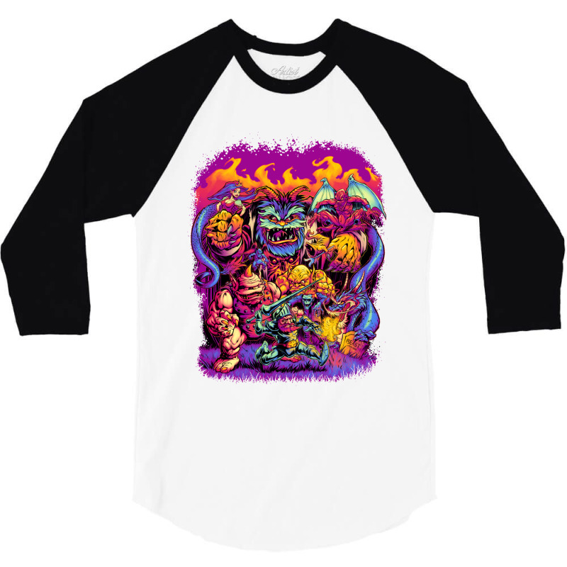 Ghosts 'n' Goblins 3/4 Sleeve Shirt by PamelaAnnHarris | Artistshot