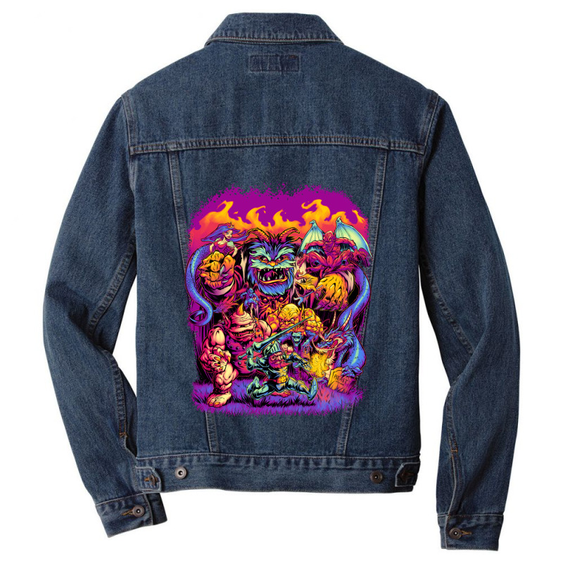 Ghosts 'n' Goblins Men Denim Jacket by PamelaAnnHarris | Artistshot