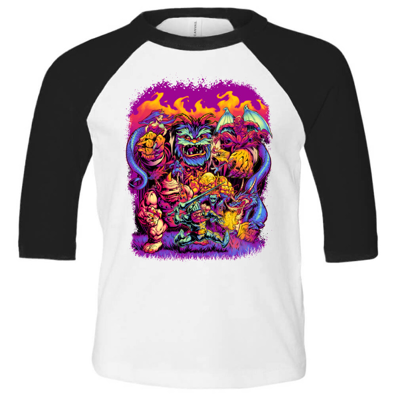 Ghosts 'n' Goblins Toddler 3/4 Sleeve Tee by PamelaAnnHarris | Artistshot