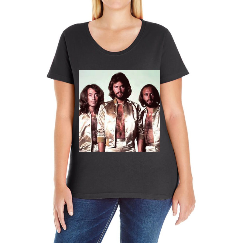 Bee Gees Ladies Curvy T-Shirt by cm-arts | Artistshot