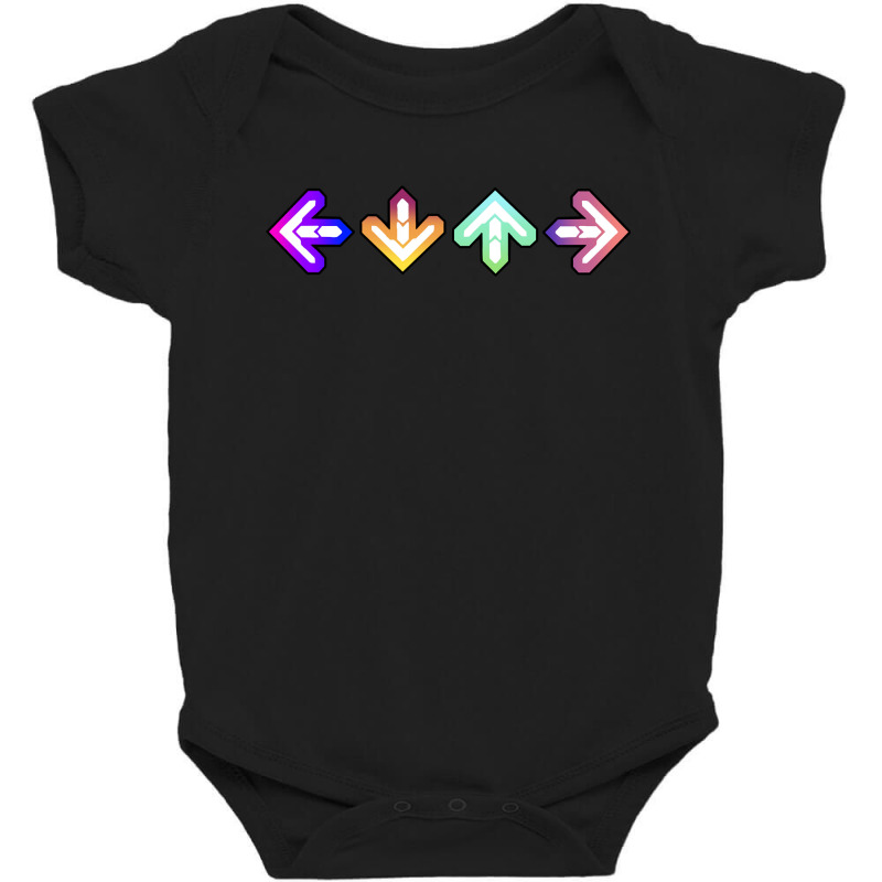 Ddr Arrows Baby Bodysuit by SilviaMartinez | Artistshot