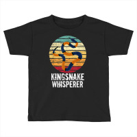 Vintage Kingsnake Whisperer Pet Snake T Shirt Toddler T-shirt | Artistshot