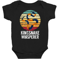 Vintage Kingsnake Whisperer Pet Snake T Shirt Baby Bodysuit | Artistshot