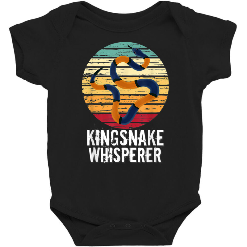 Vintage Kingsnake Whisperer Pet Snake T Shirt Baby Bodysuit | Artistshot