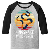 Vintage Kingsnake Whisperer Pet Snake T Shirt Youth 3/4 Sleeve | Artistshot