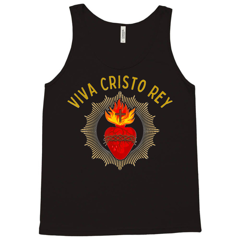 Roman Catholic Sacred Heart Cristeros Tank Top by LisaMarieRangel | Artistshot