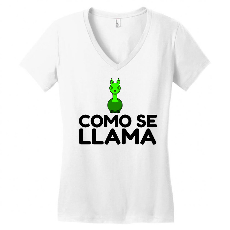 Como Se Llama Women's V-Neck T-Shirt by Perfect Designers | Artistshot