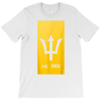 Bajan Shirt Barbados Est 1966 Trident T-shirt | Artistshot