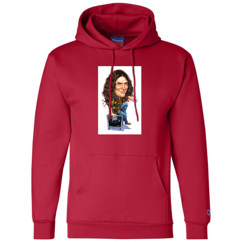 Weird Al Yakovic Art Champion Hoodie by gloomychuu | Artistshot