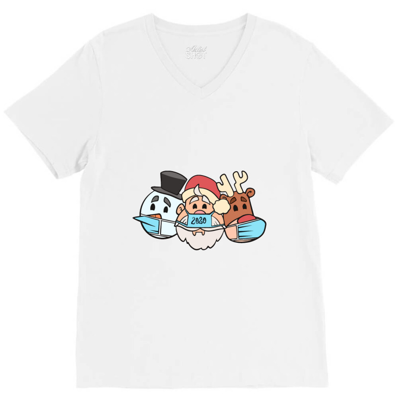 Santa Claus V-neck Tee | Artistshot