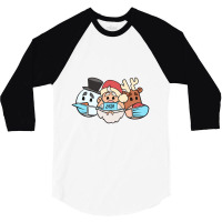 Santa Claus 3/4 Sleeve Shirt | Artistshot