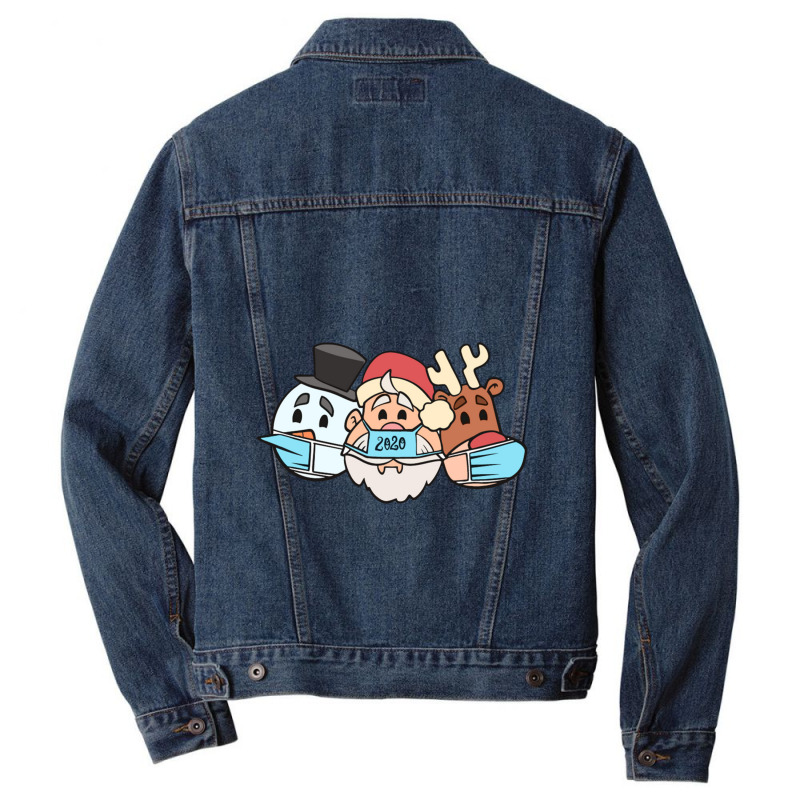 Santa Claus Men Denim Jacket | Artistshot