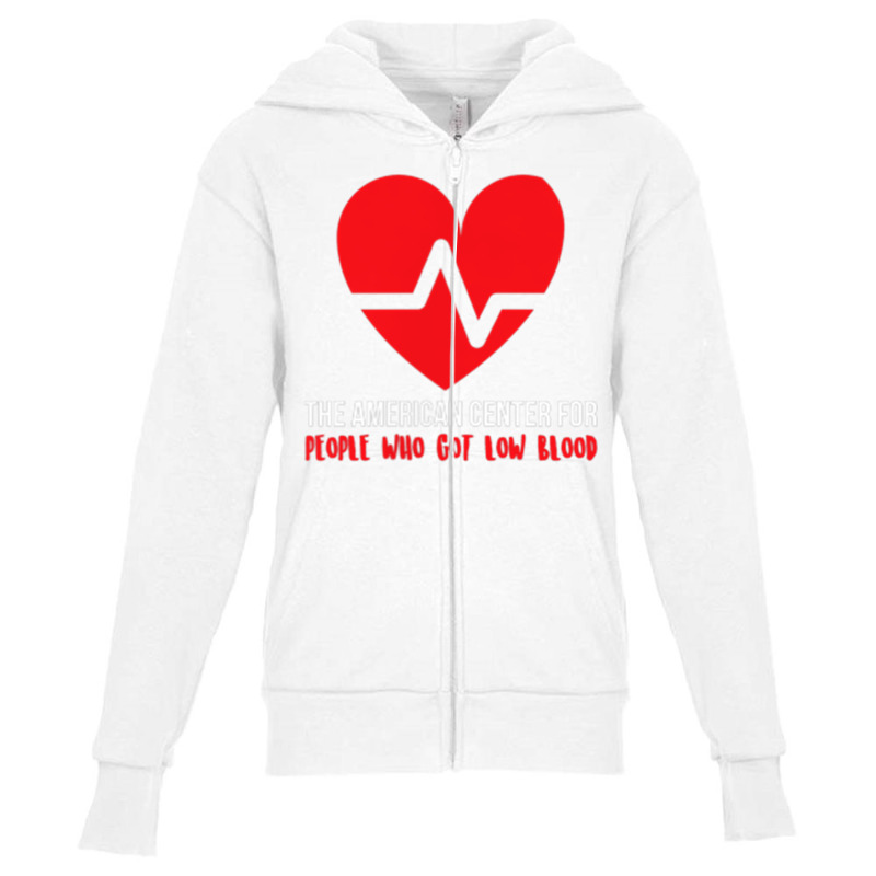 Anemia Low Blood Awareness Shirt Youth Zipper Hoodie by cm-arts | Artistshot