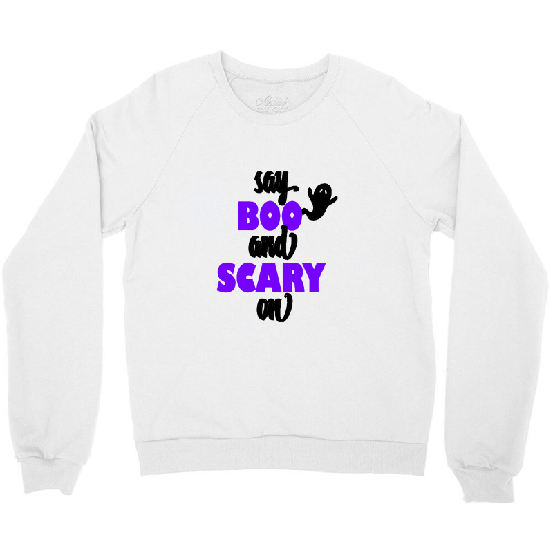 Scary Frankenstein Halloween Tee Pink Crewneck Sweatshirt | Artistshot